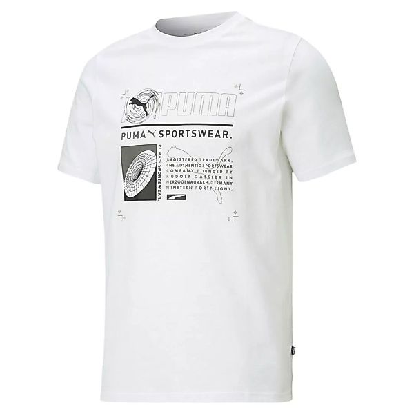 Puma Reflective Kurzarm T-shirt L Puma White günstig online kaufen