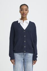 OXMO Strickjacke OXEDNA Modischer Grobstrick-Cardigan mit günstig online kaufen