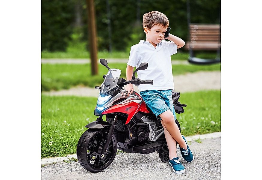 AIYAPLAY Elektro-Kindermotorrad 12V Kindermotorrad mit MP3, USB, LED-Schein günstig online kaufen