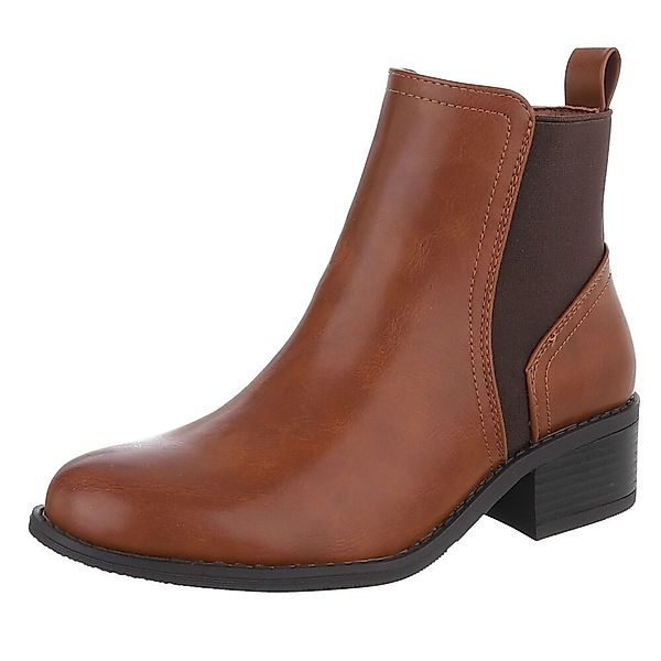 Ital-Design Elegante Chelsea-Stiefel für Damen – günstig online kaufen