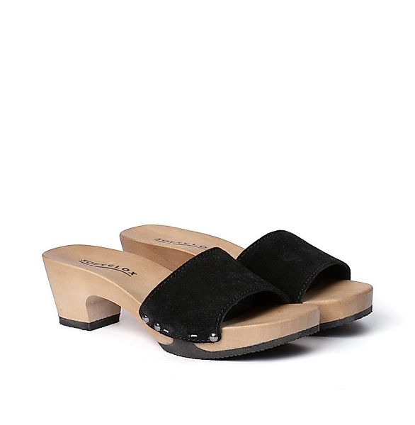 Softclox KELLY Kaschmir schwarz (hazelnut) Pantolette günstig online kaufen