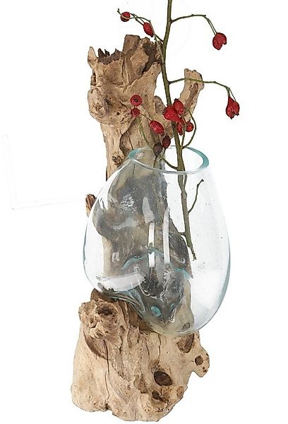 Guru-Shop Dekovase Wandvase, Wurzelholz Vase, exotische Vase für.. günstig online kaufen