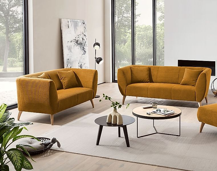 INOSIGN Polstergarnitur »Colori«, (Set, 2 tlg., 3-Sitzer und 2-Sitzer), auc günstig online kaufen
