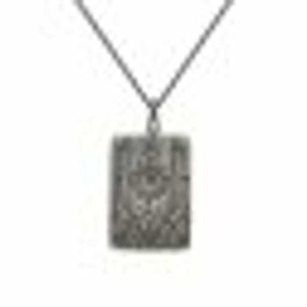 Anhänger mit Kette 925/- Silber matt oxidiert Tattoo Motiv günstig online kaufen