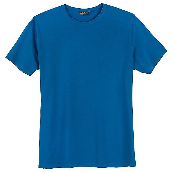 Kitaro Rundhalsshirt Übergrößen Basic T-Shirt blau von Kitaro günstig online kaufen