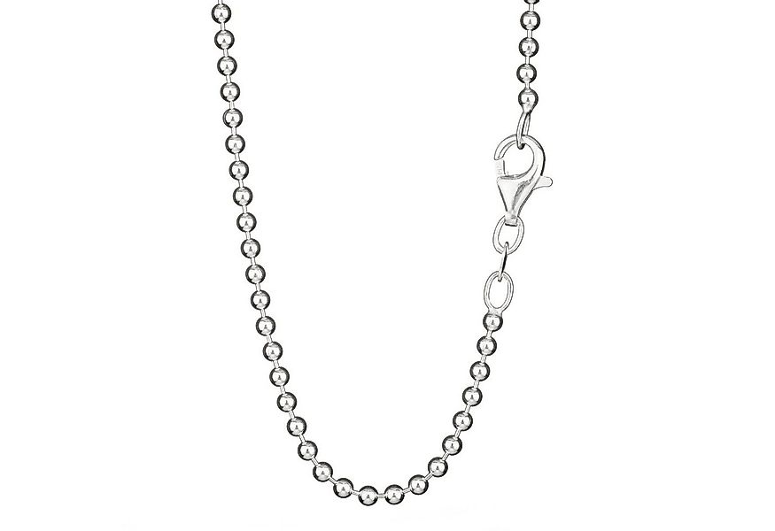 NKlaus Silberkette Collier 40cm Kugelkette rund 925 Sterling Silber B (1 St günstig online kaufen