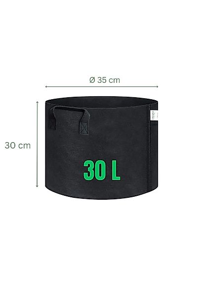 CINNEA Pflanzschale Pflanztasche aus Filzstoff, rund, günstig online kaufen