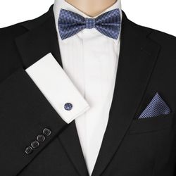 GASSANI Fliege Hochzeitsfliege Karo Tuch Festlich, günstig online kaufen