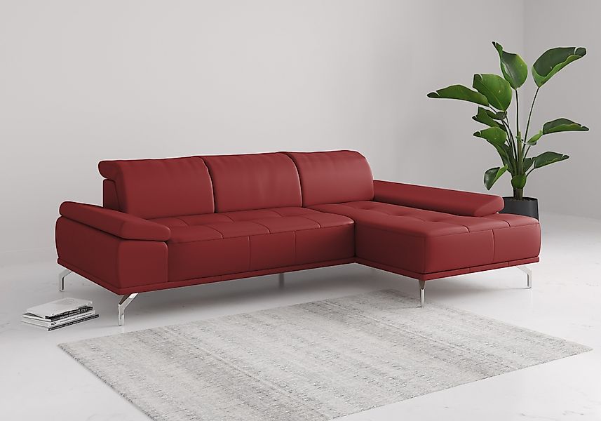 Places of Style Ecksofa Caluna, Inkl.Sitztiefenverstellung günstig online kaufen