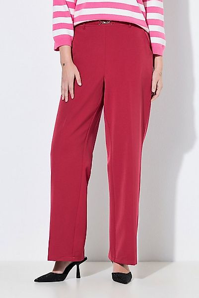 MIAMODA Stoffhose Business-Hose gerades Bein Ziergürtel mit Schließe günstig online kaufen