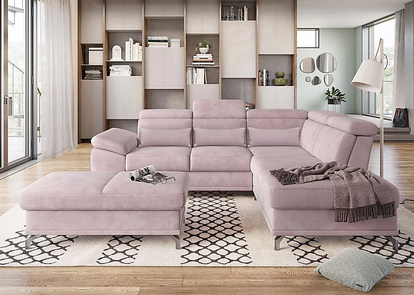 sit&more Ecksofa Cabrio L-Form, B: 274 günstig online kaufen