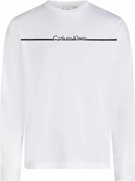 Calvin Klein "SPLIT LINE LOGO LS T-SHIRT" mit Logoprint günstig online kaufen