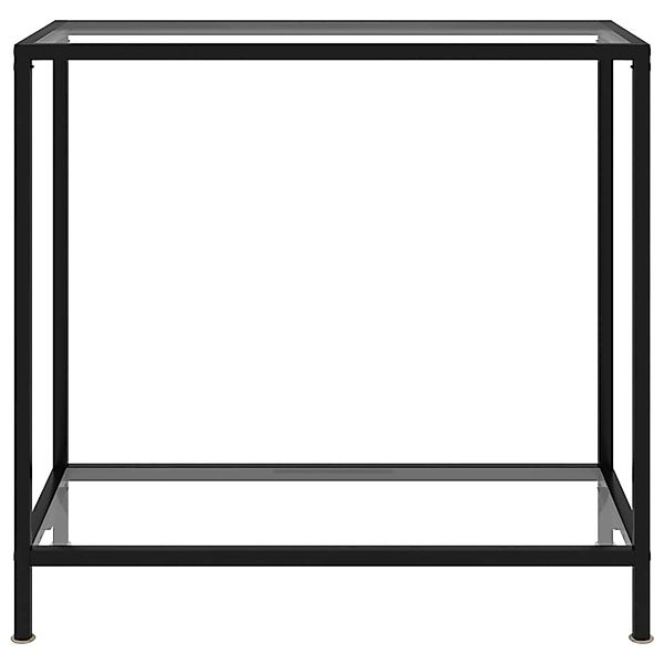 Konsolentisch Transparent 80x35x75 Cm Hartglas günstig online kaufen