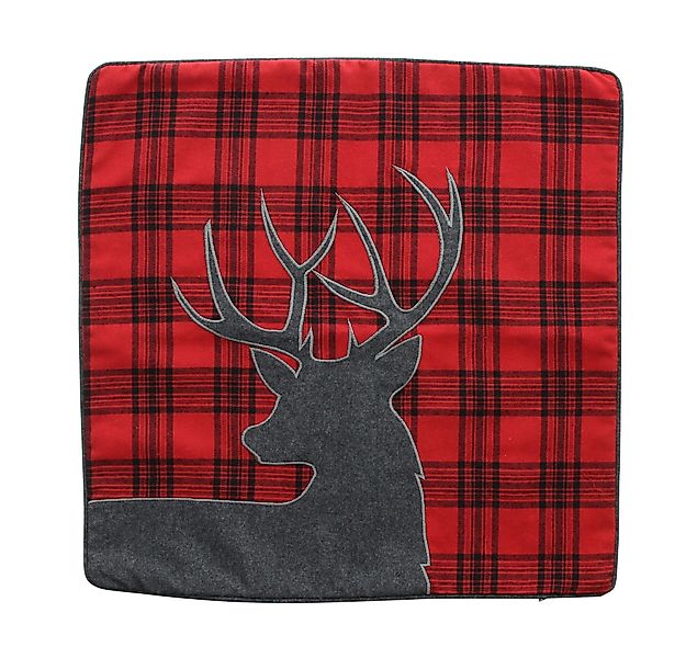 Frank Flechtwaren Kissenbezug, Kissenhülle Hirsch-Karo günstig online kaufen