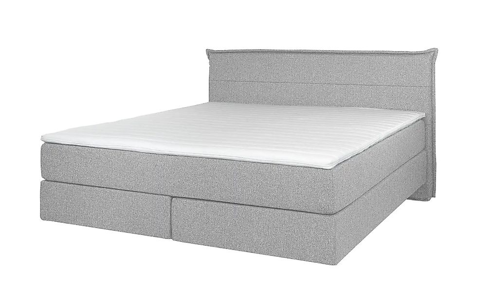 Boxspringbett 180x200 in hellgrau Lunor ¦ Maße (cm): B: 180 H: 105 Betten > günstig online kaufen