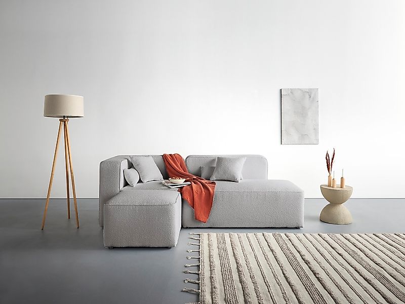 Home affaire Ecksofa "Sundstrup L-Form" Modulserie, individuelle Zusammenst günstig online kaufen