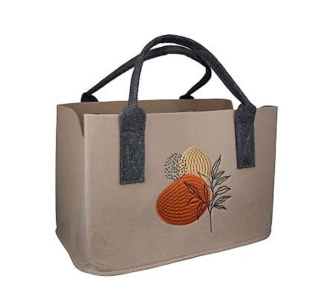 GILDE Einkaufsshopper Gilde Handwerk Filztasche beige Lugato günstig online kaufen