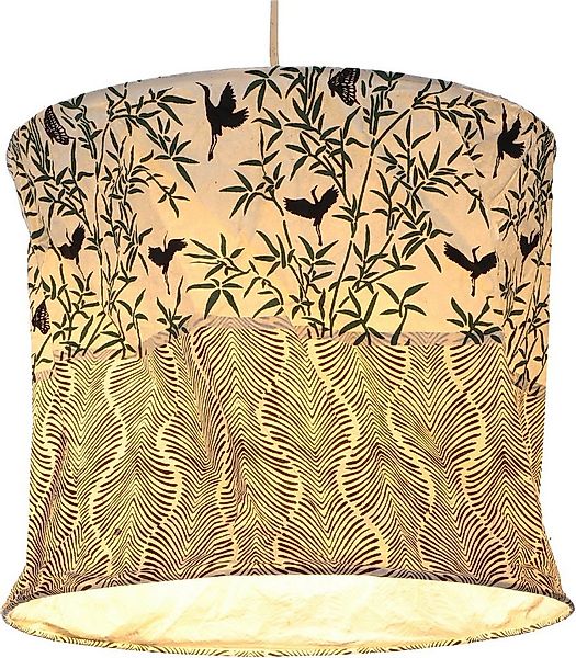 Guru-Shop Lampenschirm Runde Papier Hängelampe, Lokta.. günstig online kaufen