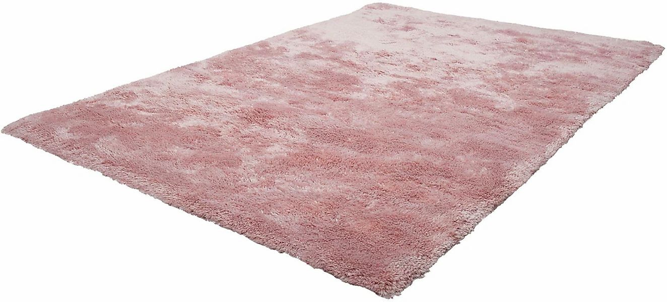 Obsession Hochflor-Teppich "My Curacao 490" rechteckig 35 mm Höhe Uni-Farbe günstig online kaufen