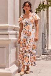 Next Midikleid Midikleid mit Puffärmeln (1-tlg) günstig online kaufen