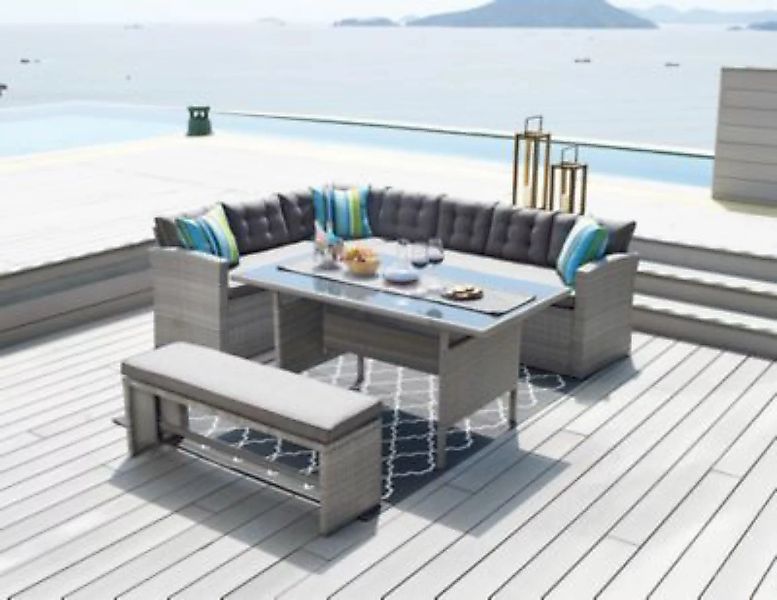 HTI-Line Terrassenmöbel Elba hellbraun günstig online kaufen