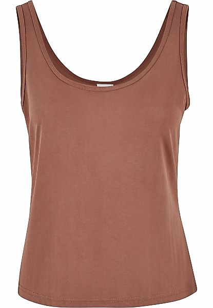 URBAN CLASSICS Tanktop "Urban Classics Damen Ladies Modal Loose Top" 1 Stk. günstig online kaufen