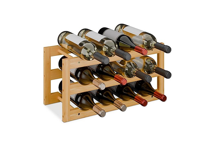 relaxdays Weinregal für 12 Flasche günstig online kaufen