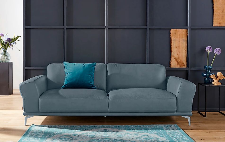 W.SCHILLIG 2,5-Sitzer »montanaa« mit Metallfüßen in Silber matt, Breite 232 günstig online kaufen