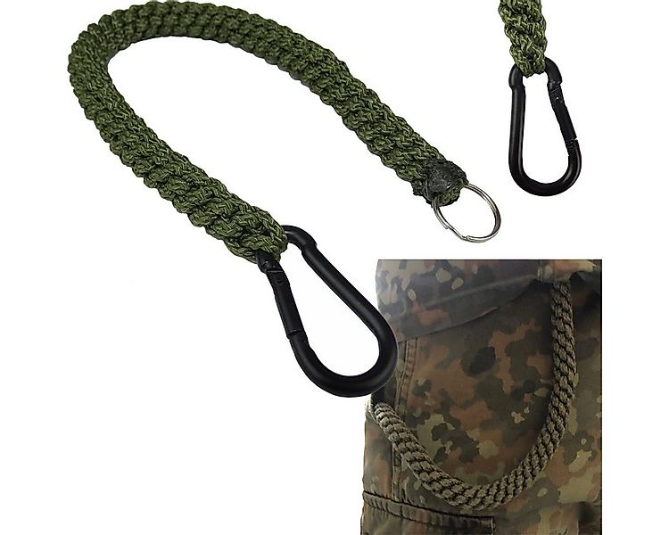 BWuM Schlüsselanhänger Bundeswehr Schlüsselband geflochten mit Karabiner günstig online kaufen
