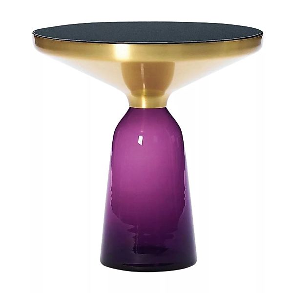 ClassiCon - Bell Side Table Beistelltisch Messing - amethyst-violett/Krista günstig online kaufen