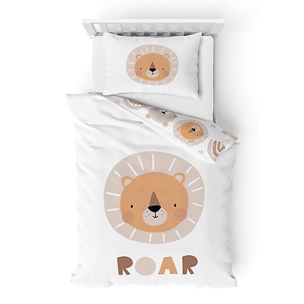 MTOnlinehandel Babybettwäsche Little Lion Biber in günstig online kaufen