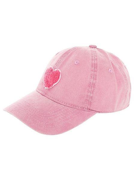 Zwillingsherz Baseball Cap "Herz" Pinkes Teddy-Herzpatch, vintage Look günstig online kaufen