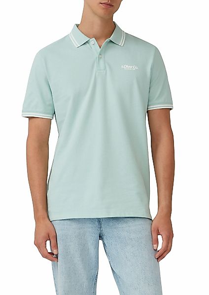 s.Oliver Poloshirt, mit Logo Schriftzug günstig online kaufen