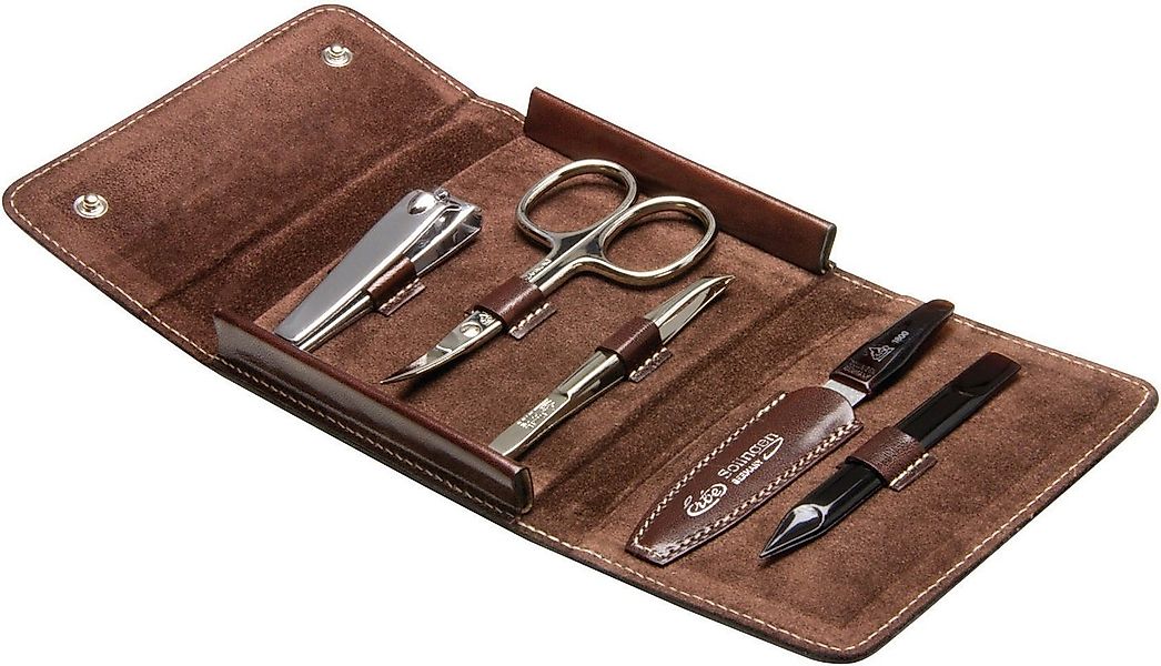 ERBE Maniküre-Etui Houston, 5 tlg., Hochwertiges Etui mit eleganten Kontras günstig online kaufen