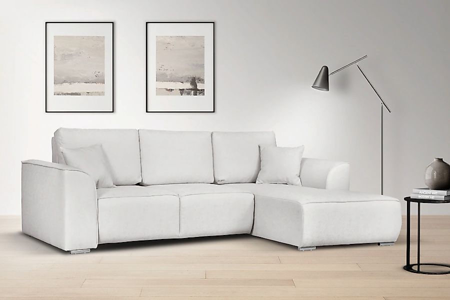 INOSIGN Ecksofa "BEATRICE optionale Schlafsofa mit Bettkasten, B/T/H: 265/1 günstig online kaufen