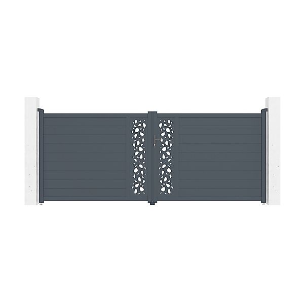 Casanoov Flügeltor Elektrisch 4M Sunny H 160Cm & Drehtorantrieb Hicker B200 günstig online kaufen