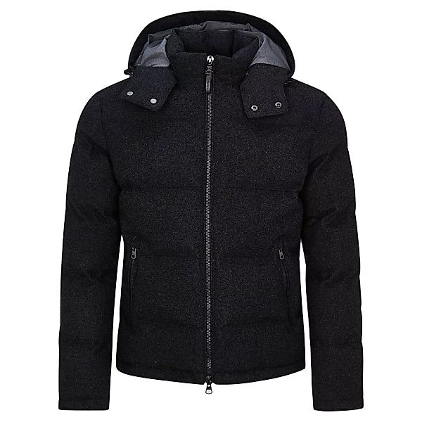 Hackett Clsc Flannel Puffer Jacke 2XL Grey günstig online kaufen