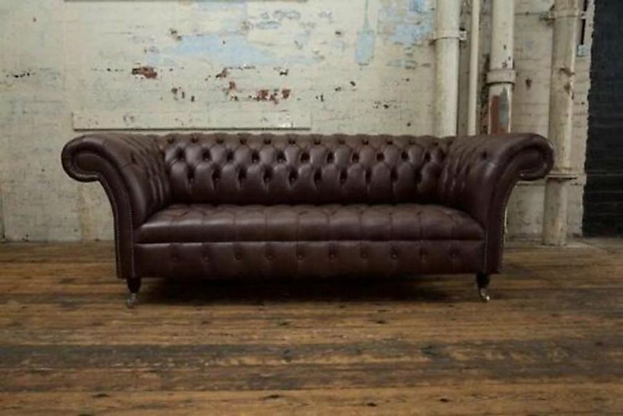 JVmoebel Chesterfield-Sofa Polster Sofa Design Sofas 3 Sitzer Chesterfield günstig online kaufen