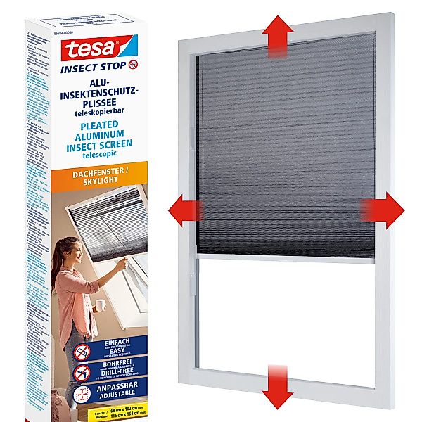 tesa Insektenschutz-Fensterrahmen Insect Stop Alu-Insektenschutzrollo teles günstig online kaufen