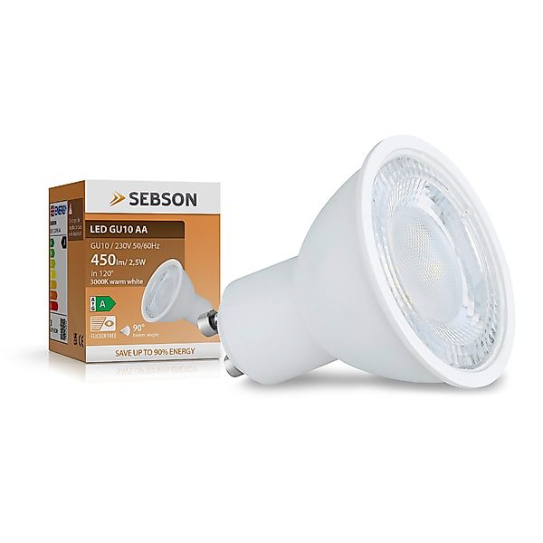 SEBSON LED-Leuchtmittel LED Lampe GU10 Energieeffizienz günstig online kaufen