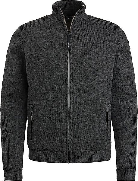 Vanguard Strickjacke Wool Blend Anthrazit - Größe XL günstig online kaufen