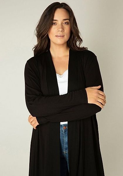 Base Level Curvy Longstrickjacke Figurumspielende, weiche Strickqualität günstig online kaufen