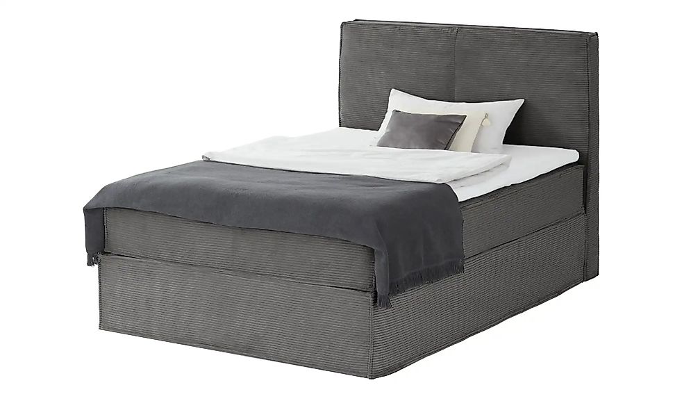 Boxi Boxspringbett mit trendigem Keder Boxi ¦ grau ¦ Maße (cm): B: 140 H: 1 günstig online kaufen