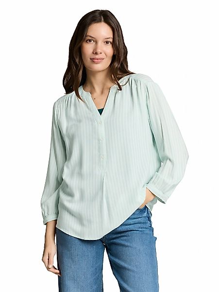 TOM TAILOR Klassische Bluse mit Streifen Muster günstig online kaufen
