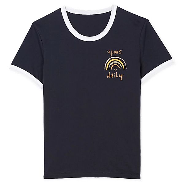 Oxbow Lor Happy Smile Laure Kurzärmeliges T-shirt 1 Deep Marine günstig online kaufen