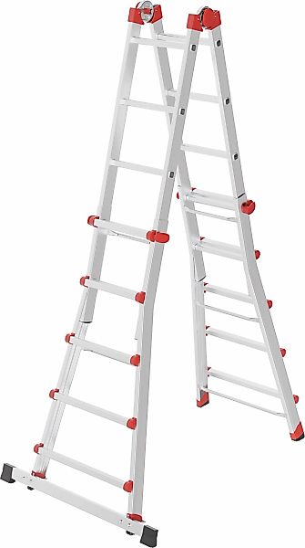 Hailo Vielzweckleiter "M80" Aluminium, 4x5 Sprossen günstig online kaufen