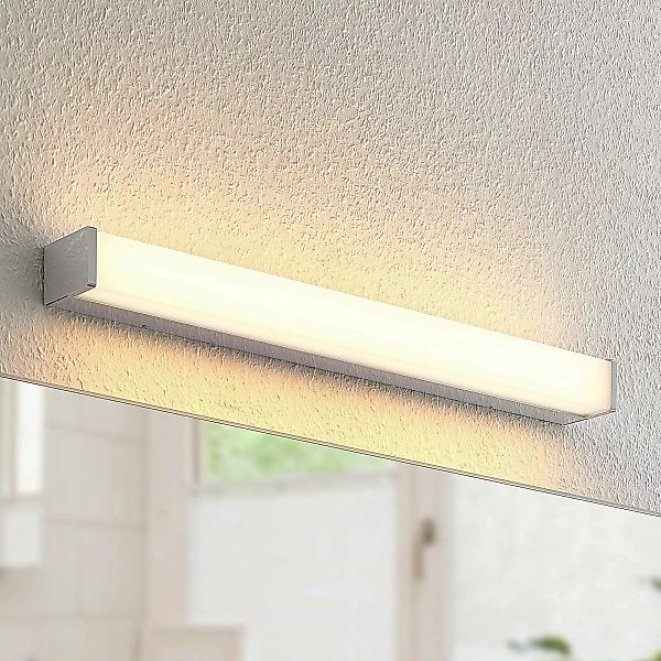 Lindby LED-Badezimmerlampe Klea, 60 cm, chrom, Metall, IP44 günstig online kaufen