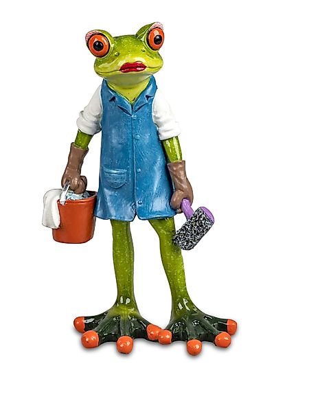 formano Dekofigur Frosch Hausputz Reinigungsfrosch Putzmann günstig online kaufen