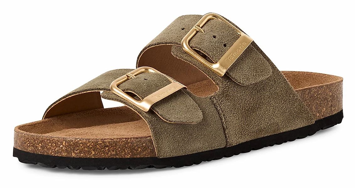 Tamaris Pantolette Hausschuh, Schlappen mit zwei verstellbaren Schnallen günstig online kaufen