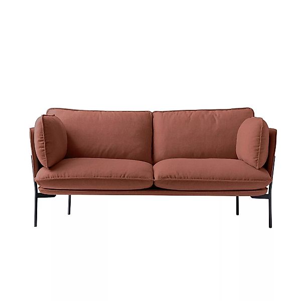 &Tradition - Cloud LN2 Sofa 2-Sitzer - rot-braun/Stoff Steelcut 2 365/BxHxT günstig online kaufen